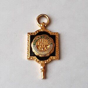 Loyola College Baltimore Maryland Necklace Pendant Signed 1960 Military Ball VTG